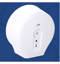 TTH-JTR-001 - SFX JTR SINGLE TOILET ROLL DISPENSER - WHITE