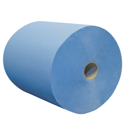 PTC-2PL-004 - 2 PLY LAMINATE HAND TOWEL BLUE - 250m x 6 (IMPORTED)